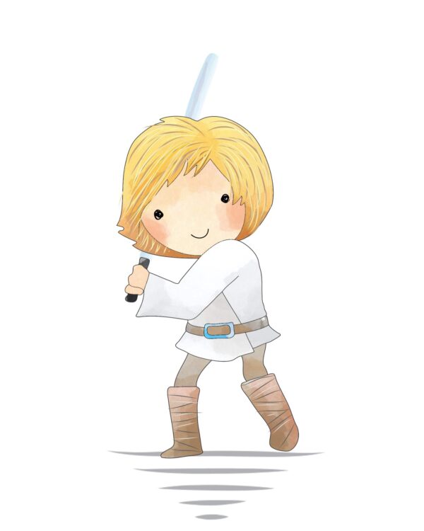 Cuadros decorativos para niños, personajes de star wars