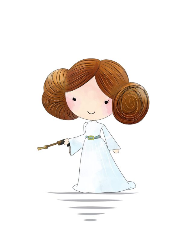 Cuadros decorativos para niños, personajes de star wars