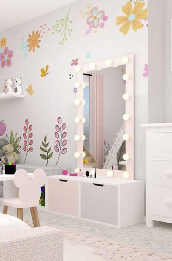 espejo decorativo, espejo para niñas,