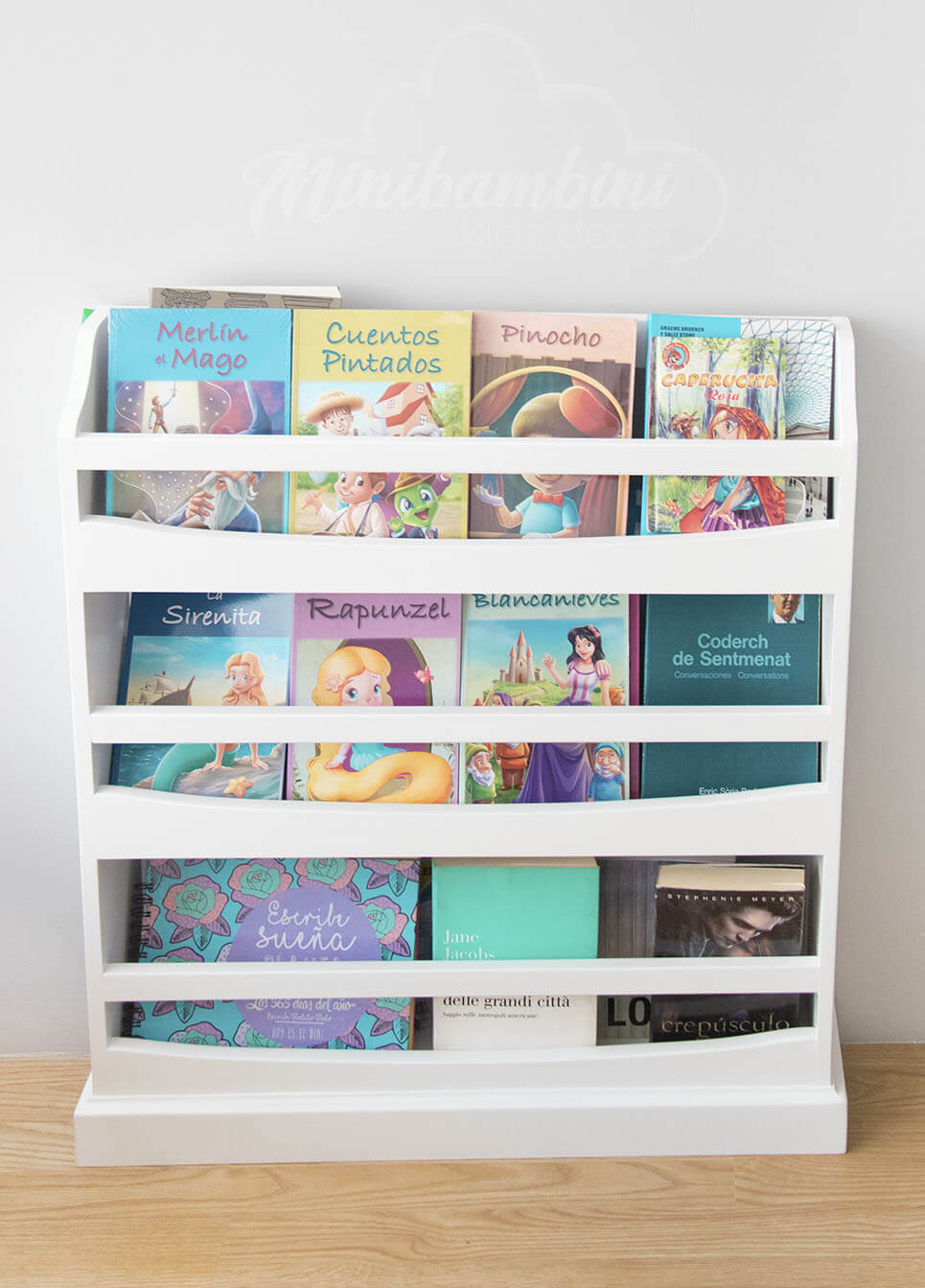 Biblioteca para niños de pared