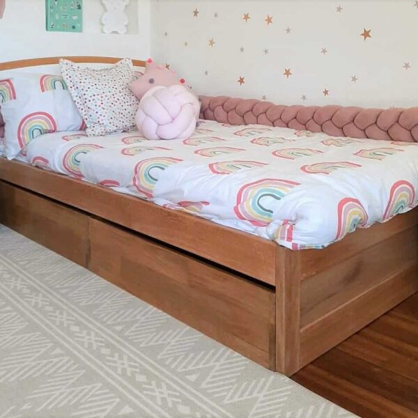 cama emilio con cajones, camas minibambini, camas montessori