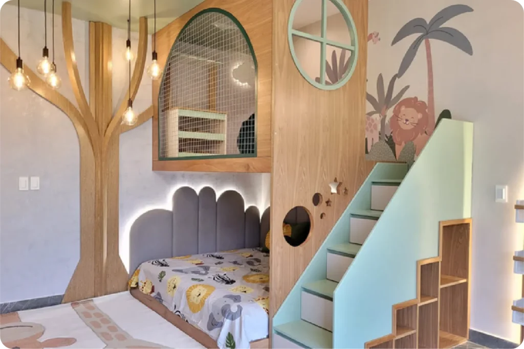 Muebles Montessori para diseño interior infantil